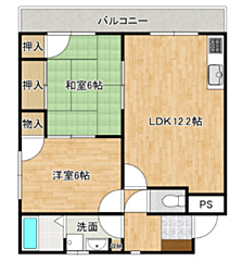 物件の間取り