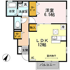 物件の間取り