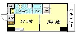 ステージT3 1Kの間取図画像