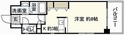 セレッソイシダ ワンルームの間取図画像
