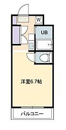 ハムレットコミューンE 1Kの間取図画像