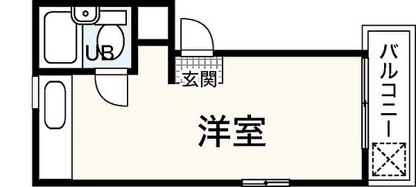 プロヴァンス楠那 ｜広島県広島市南区楠那町(賃貸マンション1R・3階・19.44㎡)の写真 その2