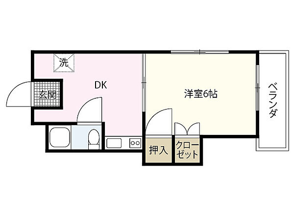 川本コーポ ｜広島県広島市安佐南区長束西3丁目(賃貸アパート1DK・3階・21.00㎡)の写真 その2