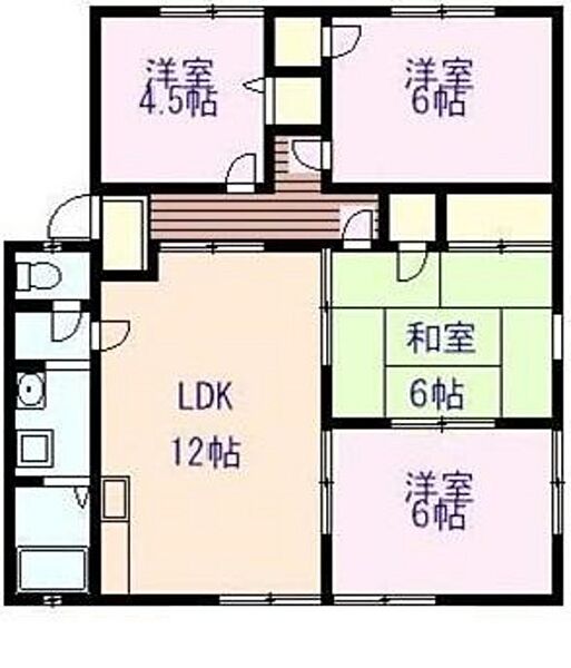 広島県広島市東区戸坂惣田1丁目(賃貸アパート4LDK・1階・74.48㎡)の写真 その2