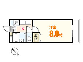 ウイング川内  ｜ 広島県広島市安佐南区川内5丁目（賃貸マンション1K・2階・23.14㎡） その2