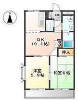 リバティハイツ  ｜ 広島県広島市安佐南区八木9丁目（賃貸アパート2LDK・1階・45.63㎡） その2