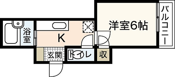 広島県廿日市市天神(賃貸アパート1K・1階・20.13㎡)の写真 その2