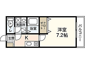 広島県廿日市市地御前1丁目（賃貸アパート1K・1階・25.60㎡） その2