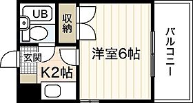 大芝グリーンコーポ  ｜ 広島県広島市西区大芝1丁目（賃貸マンション1K・2階・17.10㎡） その2