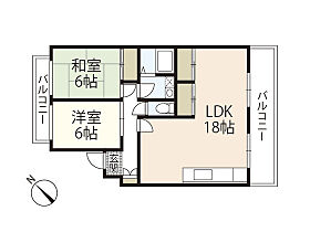 広島県広島市安佐南区高取北1丁目（賃貸マンション2LDK・3階・62.47㎡） その2