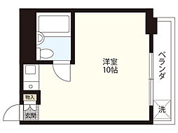 さくらビル ワンルームの間取図画像