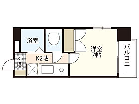 広島県広島市中区上幟町（賃貸マンション1K・4階・22.83㎡） その2