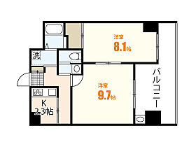 パルティーレ古市駅前  ｜ 広島県広島市安佐南区中須1丁目（賃貸マンション2K・2階・47.82㎡） その2