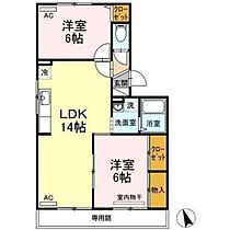 広島県広島市安佐南区伴中央5丁目（賃貸アパート2LDK・1階・56.00㎡） その2