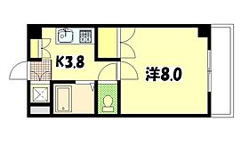 広島県広島市安佐南区西原2丁目（賃貸マンション1K・2階・26.00㎡） その2