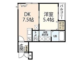 広島県広島市安佐南区長束5丁目（賃貸アパート1LDK・3階・32.61㎡） その2