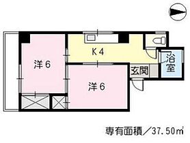 広島県広島市南区金屋町（賃貸マンション2K・4階・38.00㎡） その2