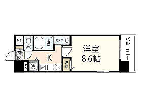 広島県広島市中区国泰寺町2丁目（賃貸マンション1K・2階・27.83㎡） その2