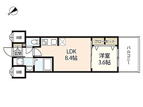 S-RESIDENCE空港通りawesome  ｜ 広島県広島市西区西観音町（賃貸マンション1LDK・3階・29.20㎡） その2