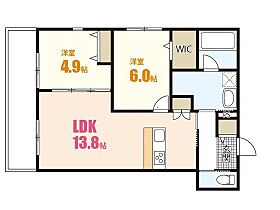 広島県広島市安佐南区西原9丁目（賃貸マンション2LDK・3階・62.47㎡） その2