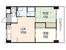 第3NYビル 2LDKの間取図画像