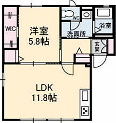 間取図画像 1LDK