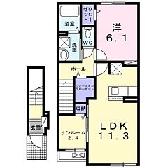 物件の間取り