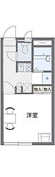 レオパレスミルキーウェイ 1Kの間取図画像
