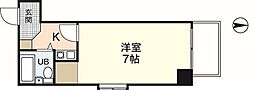 コマツエステート3 1Kの間取図画像
