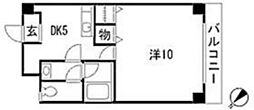 セレブ洋 1DKの間取図画像