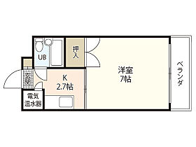 広島県広島市中区吉島西1丁目（賃貸マンション1K・1階・27.20㎡） その2