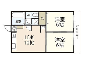 広島県広島市南区東雲本町1丁目（賃貸マンション2LDK・3階・42.93㎡） その2