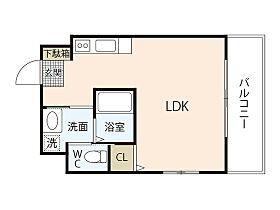 広島県広島市中区住吉町（賃貸マンション1R・4階・26.12㎡） その2