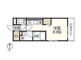 広島県広島市南区西霞町（賃貸アパート1R・3階・24.65㎡） その2