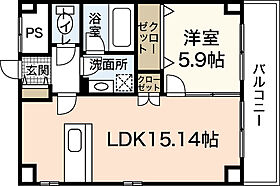 広島県広島市中区千田町3丁目（賃貸マンション1LDK・8階・43.17㎡） その2