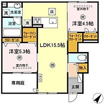 クレール　虹  ｜ 広島県広島市安佐南区大塚西1丁目（賃貸アパート2LDK・1階・59.74㎡） その2