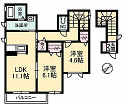 シャルムローゼ  ｜ 広島県広島市安佐南区緑井3丁目（賃貸アパート2LDK・2階・61.96㎡） その2