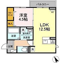 広島県広島市中区西川口町（賃貸アパート1LDK・3階・44.06㎡） その2