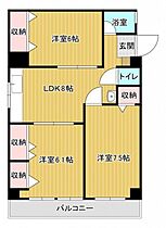 広島県広島市中区舟入本町（賃貸マンション3LDK・2階・53.94㎡） その2