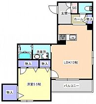 広島県広島市東区牛田早稲田1丁目（賃貸マンション1LDK・2階・45.79㎡） その2