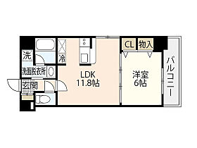 広島県広島市中区東平塚町（賃貸マンション1DK・9階・39.51㎡） その2