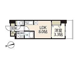 Ｓ−ＲＥＳＩＤＥＮＣＥ城南通りａｂｒｅａｓｔ 13階1LDKの間取り