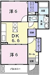 間取図画像 2DK