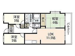 間取図画像 3LDK
