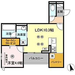 間取図画像 1LDK