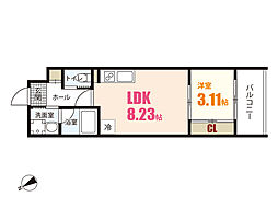 間取図画像 1LDK