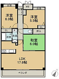 間取図画像 3LDK