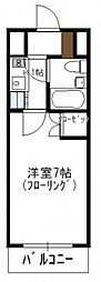 楽々園瀬川ビル 1Kの間取図画像