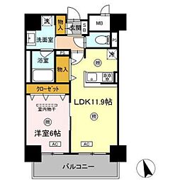 仮)中特ビル 1LDKの間取図画像