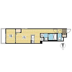 月光江波東参番館 1LDKの間取図画像